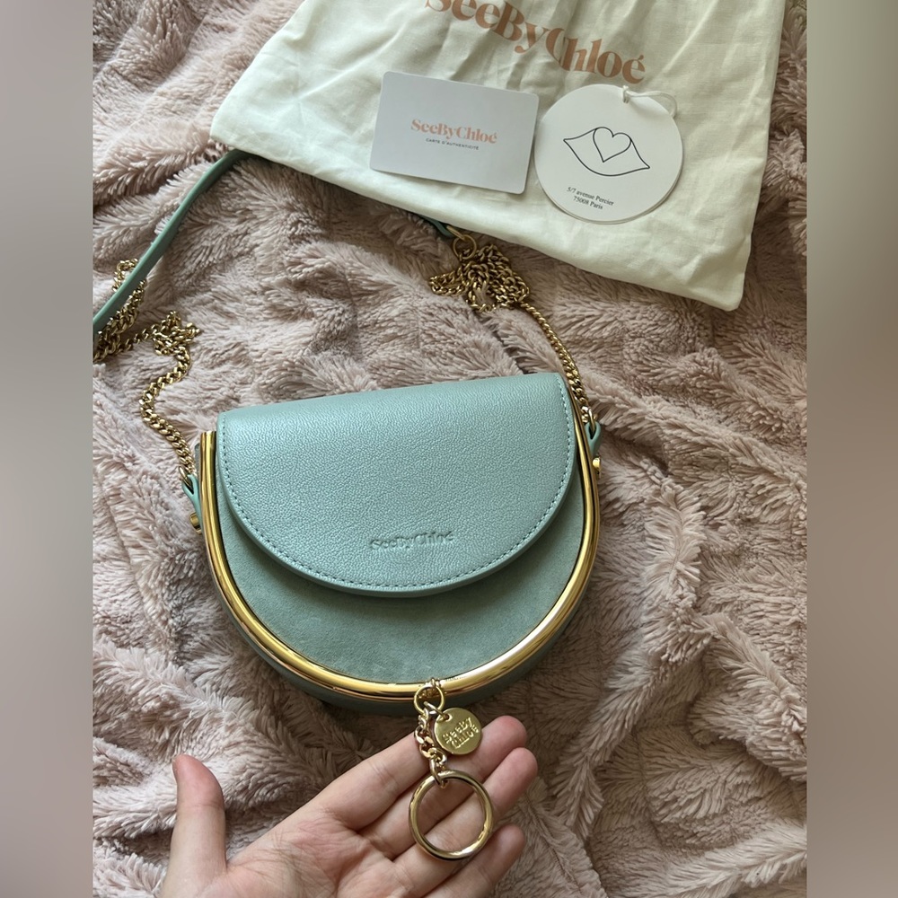 See By Chloe Mara Evening Bag in Sterling Blue